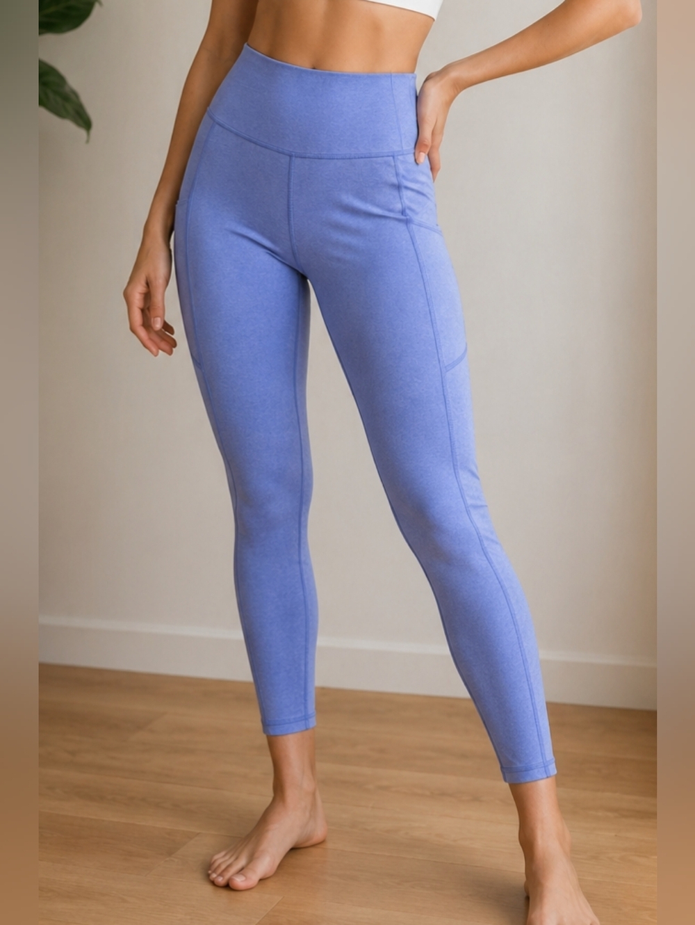 Apana Light Purple/Lilac Leggings,S